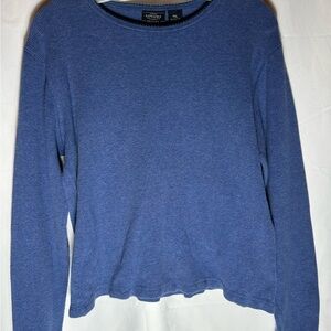 Sonoma Women's Long Sleeve Blue Top